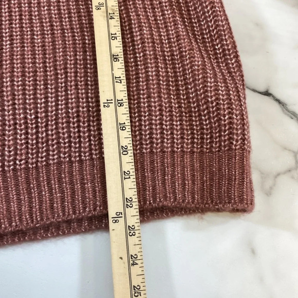 Tularosa Sweater Womens XS Pink Ribbed Knit Oversized Mock Neck Pullover Aritzia - Picture 7 of 10